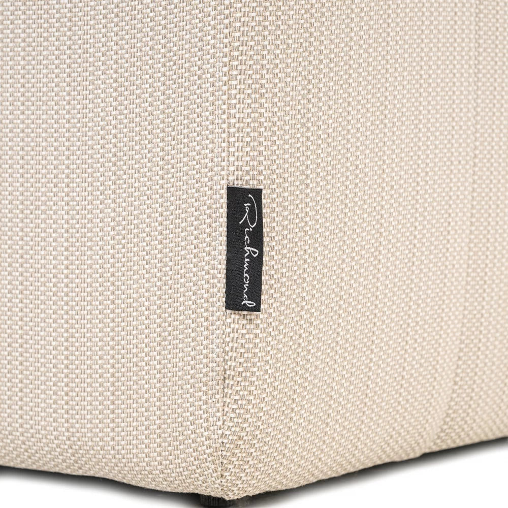 Fotoliu de exterior tapitat cu Stofa Bej H81xL55xA68cm Riva