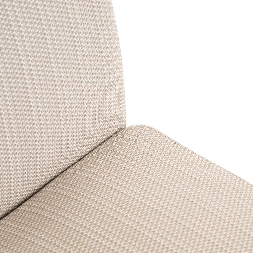 Fotoliu de exterior tapitat cu Stofa Bej H81xL55xA68cm Riva