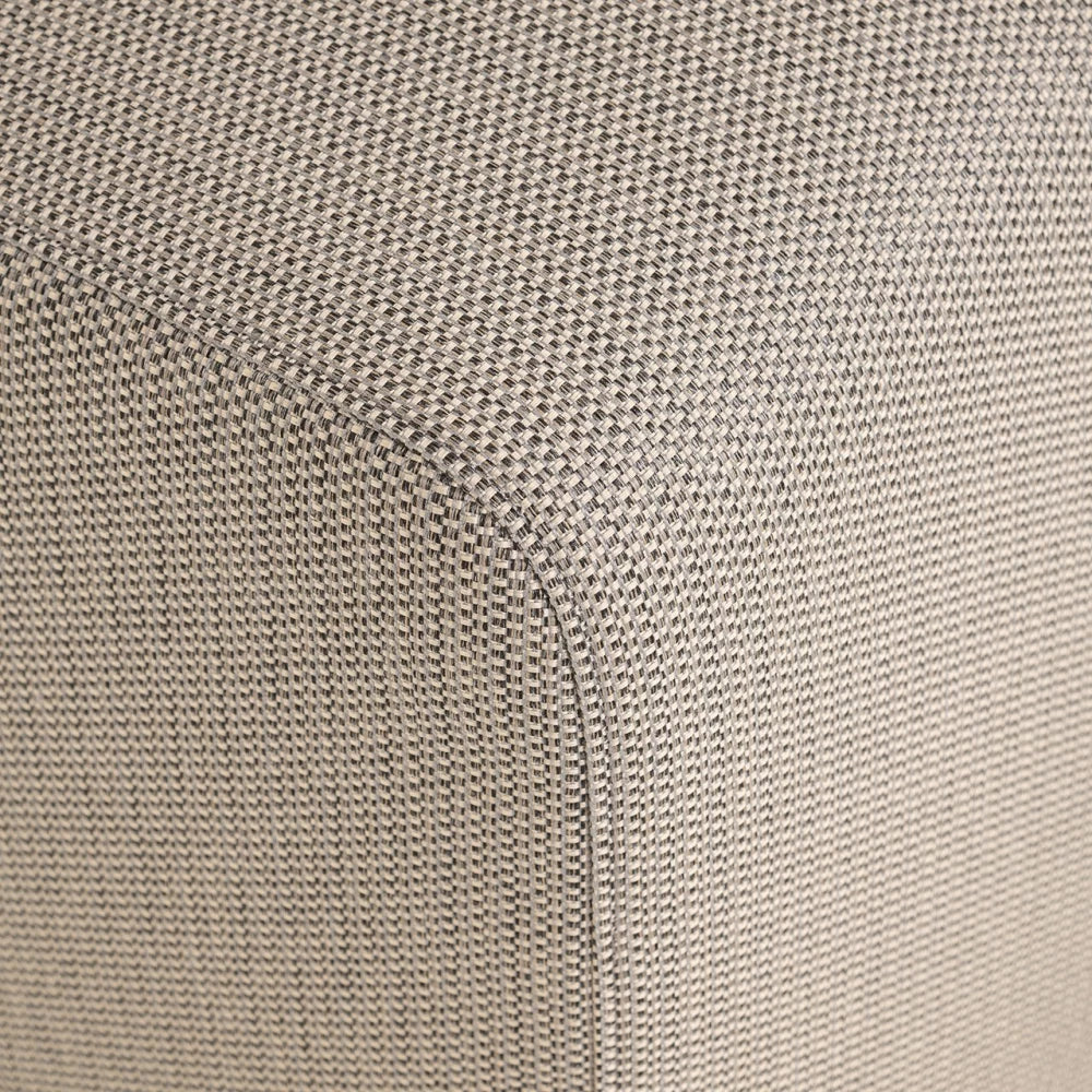 Fotoliu de exterior tapitat cu Stofa Maro taupe H81xL55xA68cm Riva