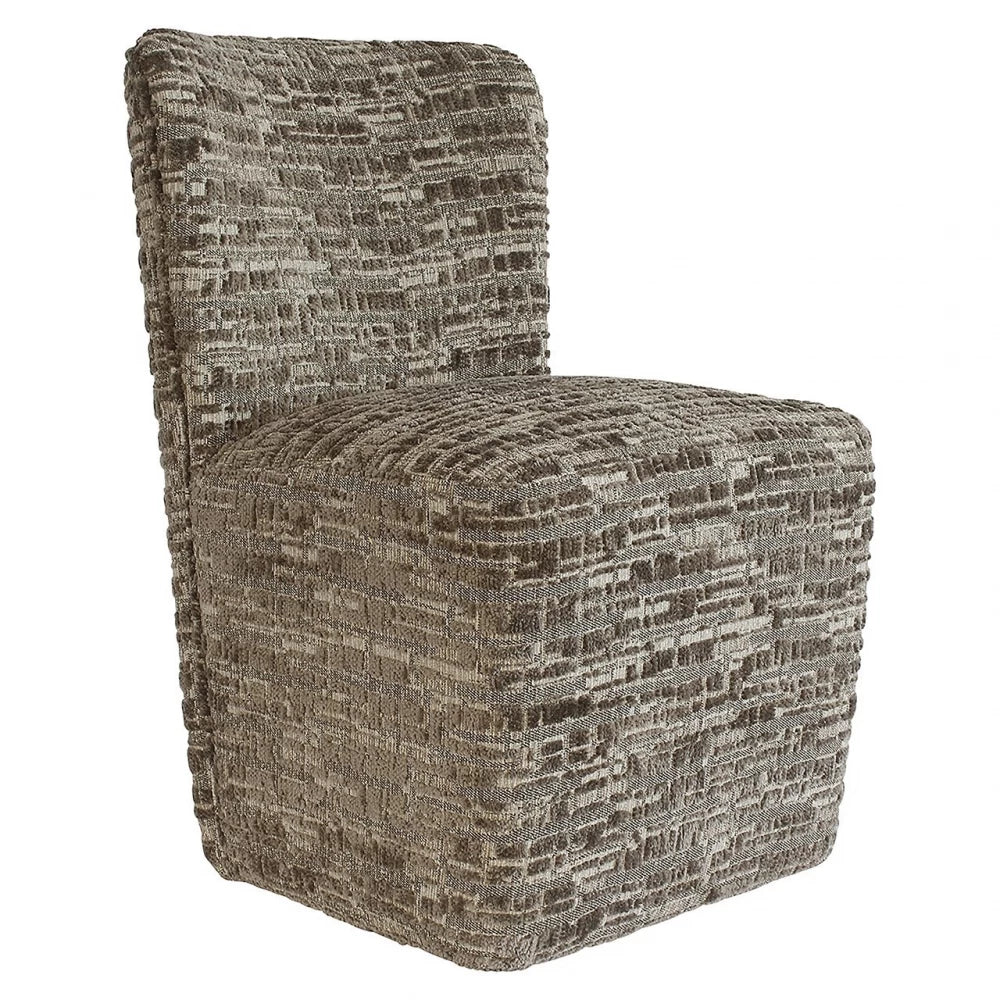 Scaun tapitat cu Stofa Maro H84xL58xA70cm Lorain