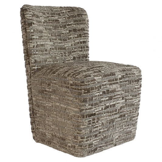 Scaun tapitat cu Stofa Maro H84xL58xA70cm Lorain