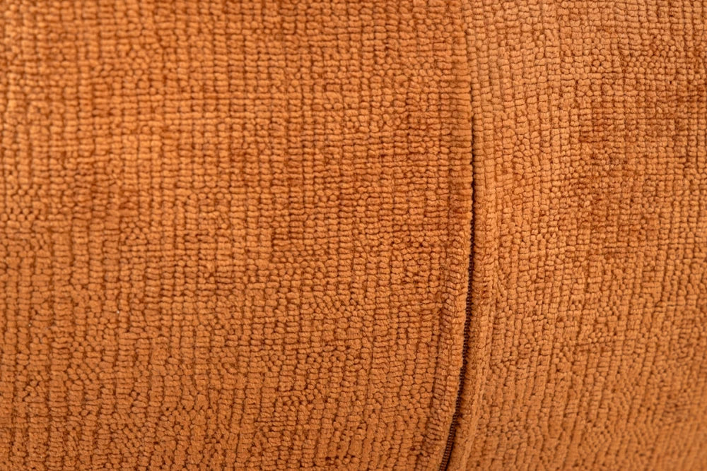 Set 2 scaune rotative cu brate tapitat cu Chenille Maro si picioare din Metal Negru H84xL61xA64cm Unique