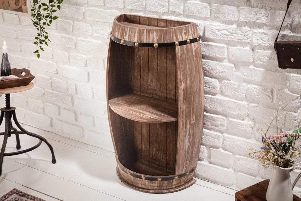 Etajera pentru sticle de vin din Lemn de brad Maro L50xH79cm BODEGA