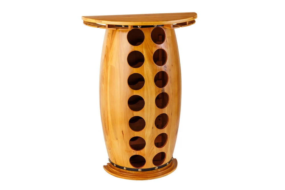 Etajera pentru sticle de vin din Lemn de pin Maro L60xH84cm BODEGA