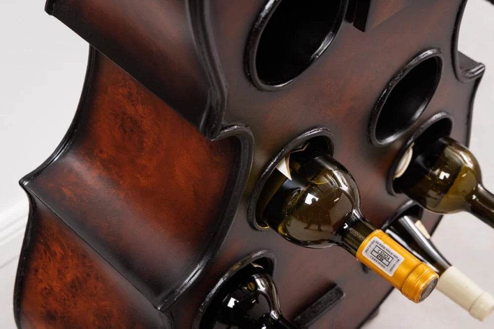 Etajera pentru sticle de vin din Lemn de pin Maro L49xH133cm CELLO