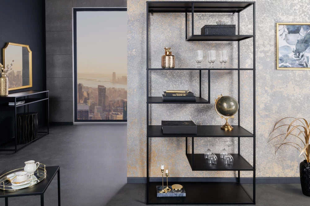 Etajera din Metal Negru L90xH180cm DURA STEEL