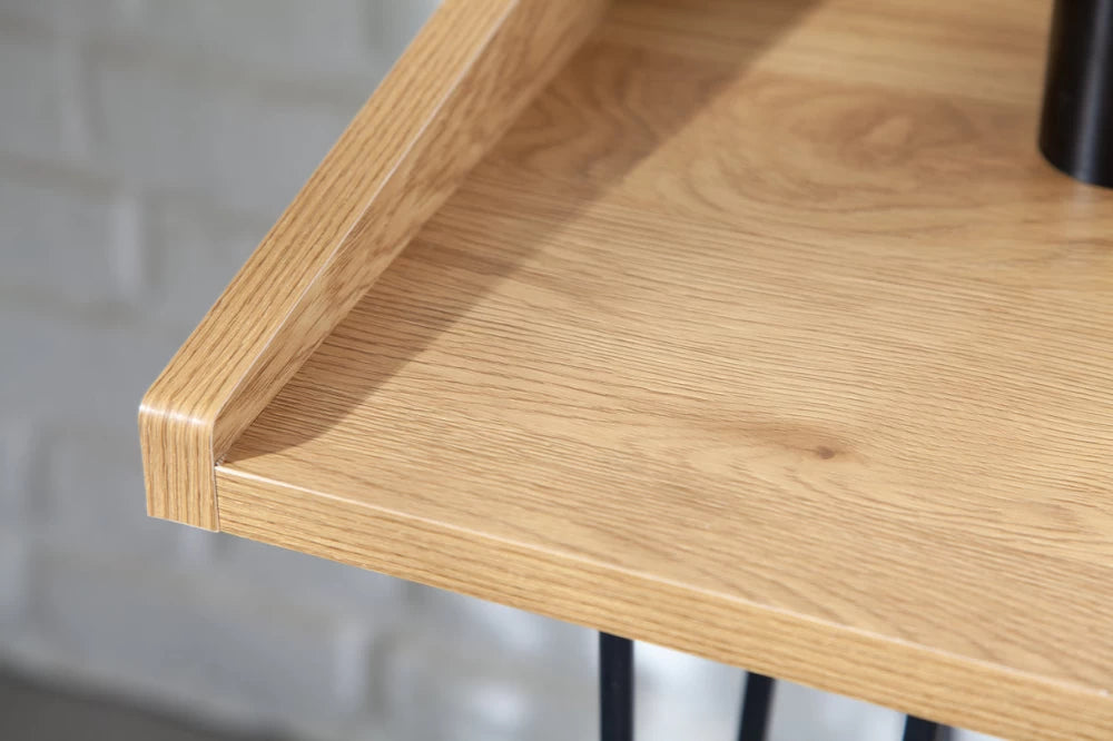 Birou din MDF Maro si Metal Negru L110xH89cm STUDIO