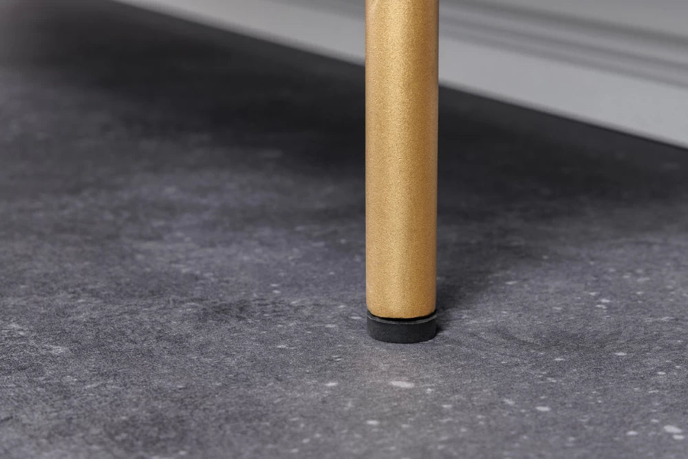 Dulap din Lemn de mango Maro si Metal Auriu L100xH120cm WAVE