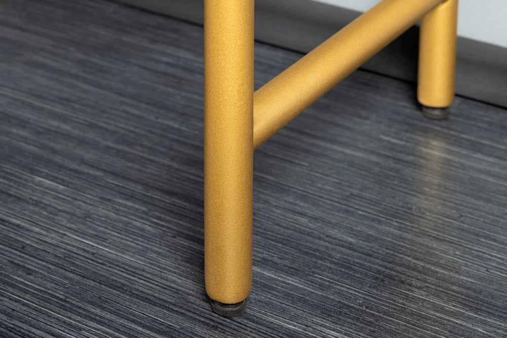 Dulap din Lemn de mango Negru si Metal Auriu L100xH140cm LION