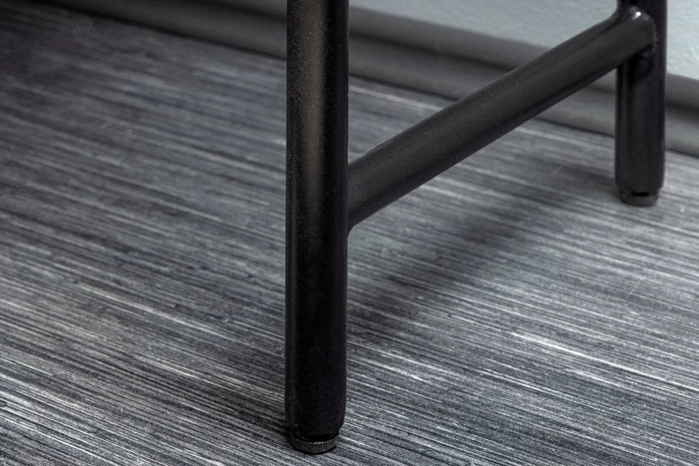 Dulap din Lemn de mango Maro deschis si Metal Negru L100xH140cm LION