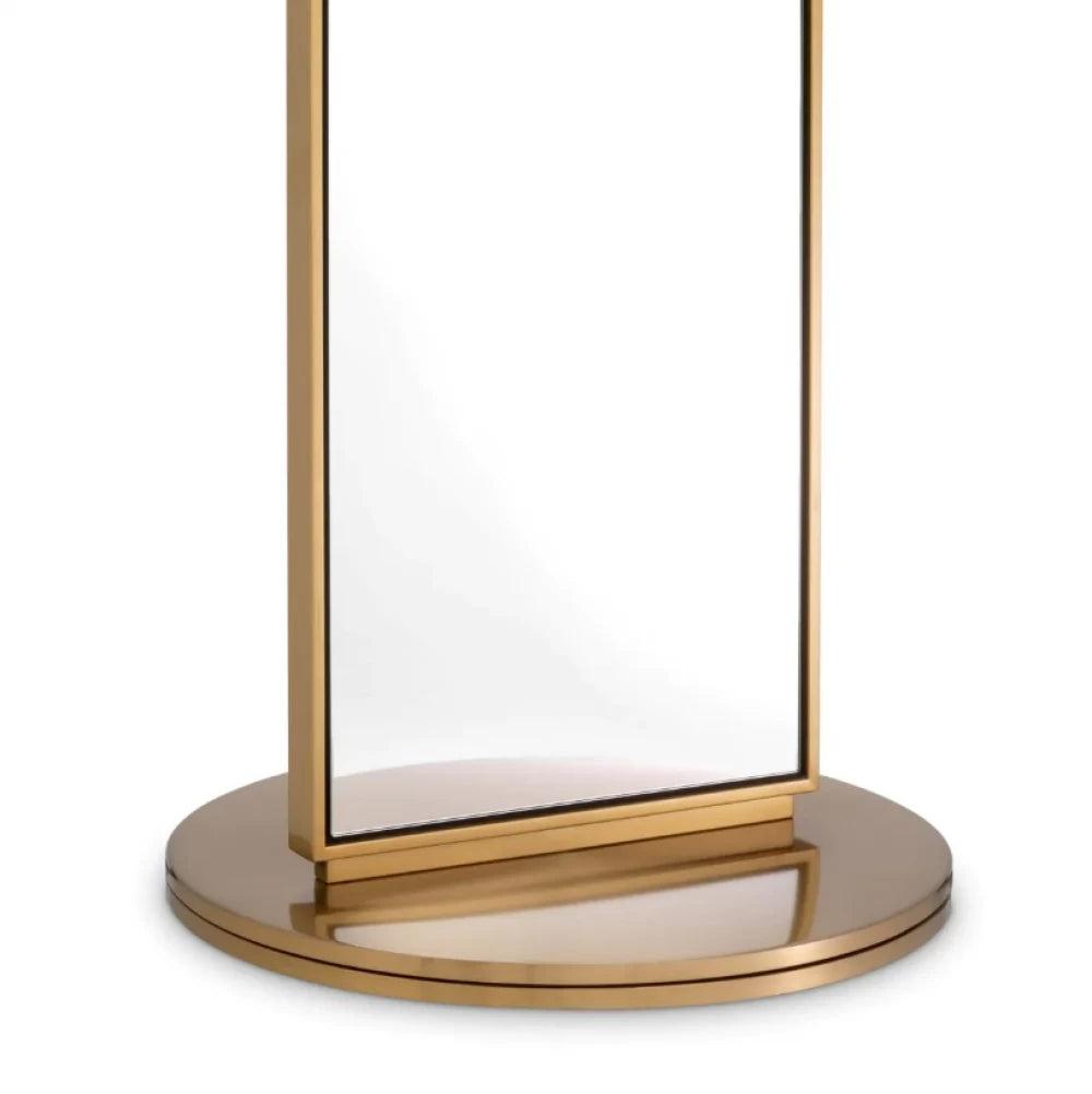 Oglinda de podea cu rama din Metal Alama H200xD55cm Novo Eichholtz