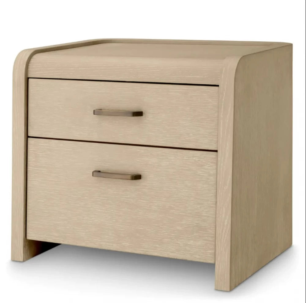 Noptiera din Furnir de stejar Maro deschis L62.5xH60cm Joane Eichholtz
