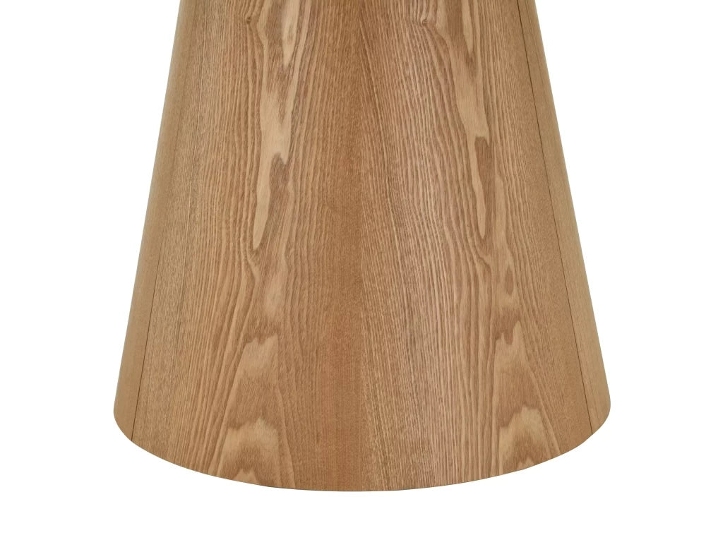 Masa rotunda extensibila din MDF+ Furnir de stejar D120x75cm Angel II