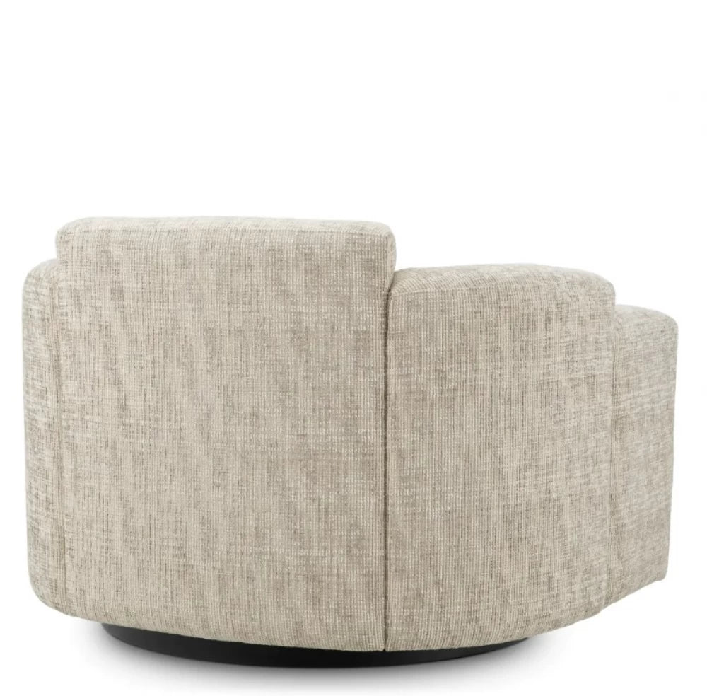 Fotoliu tapitat cu Stofa Creststone Bej H75xL109xA97cm Marbella Eichholtz