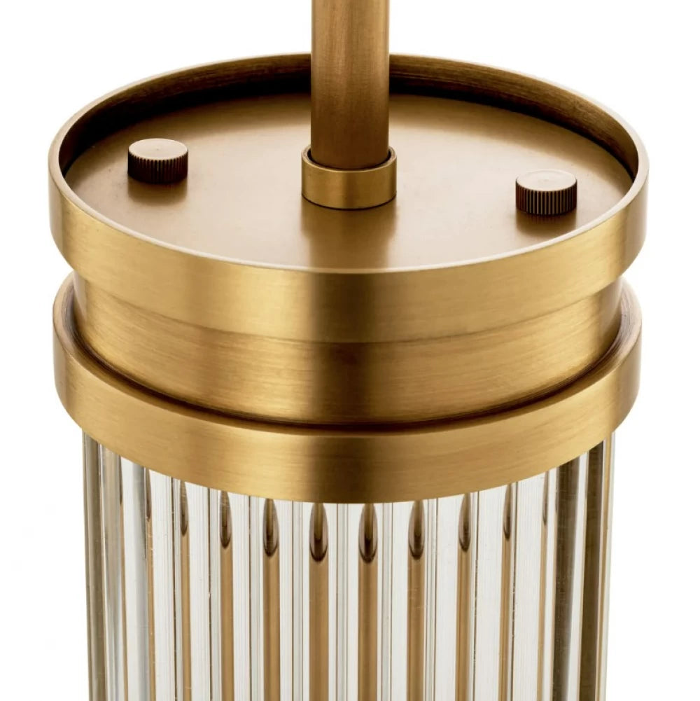 Pendul din Metal Alama si Sticla Transparent H30.5xD12cm Rousseau S Eichholtz