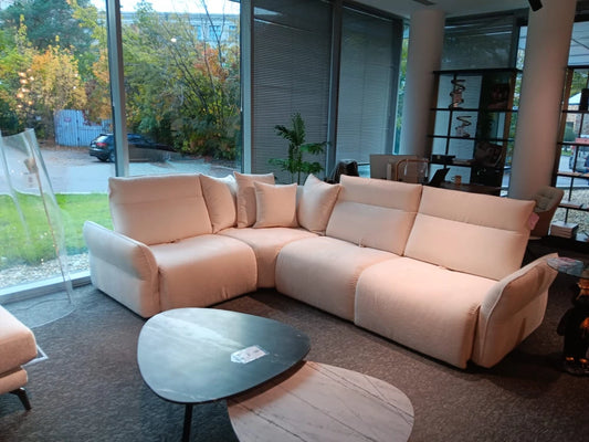 Coltar cu 3 reclinere 317x230cm tapitata cu Stofa Corinne 001 Siro