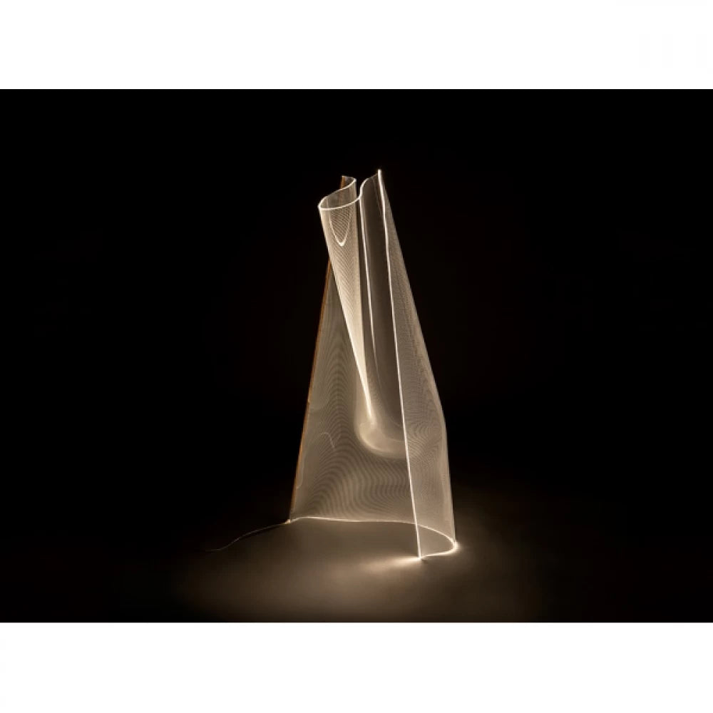 Lampa de podea din Metal si Metacrilat Auriu L70xH140 Velos
