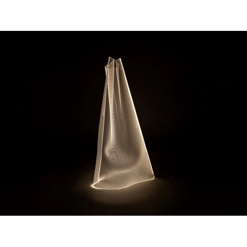 Lampa de podea din Metal si Metacrilat Auriu L70xH140 Velos