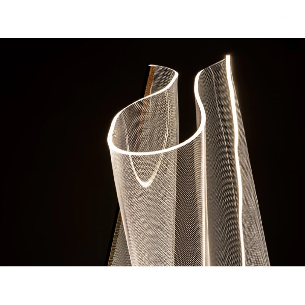 Lampa de podea din Metal si Metacrilat Auriu L70xH140 Velos