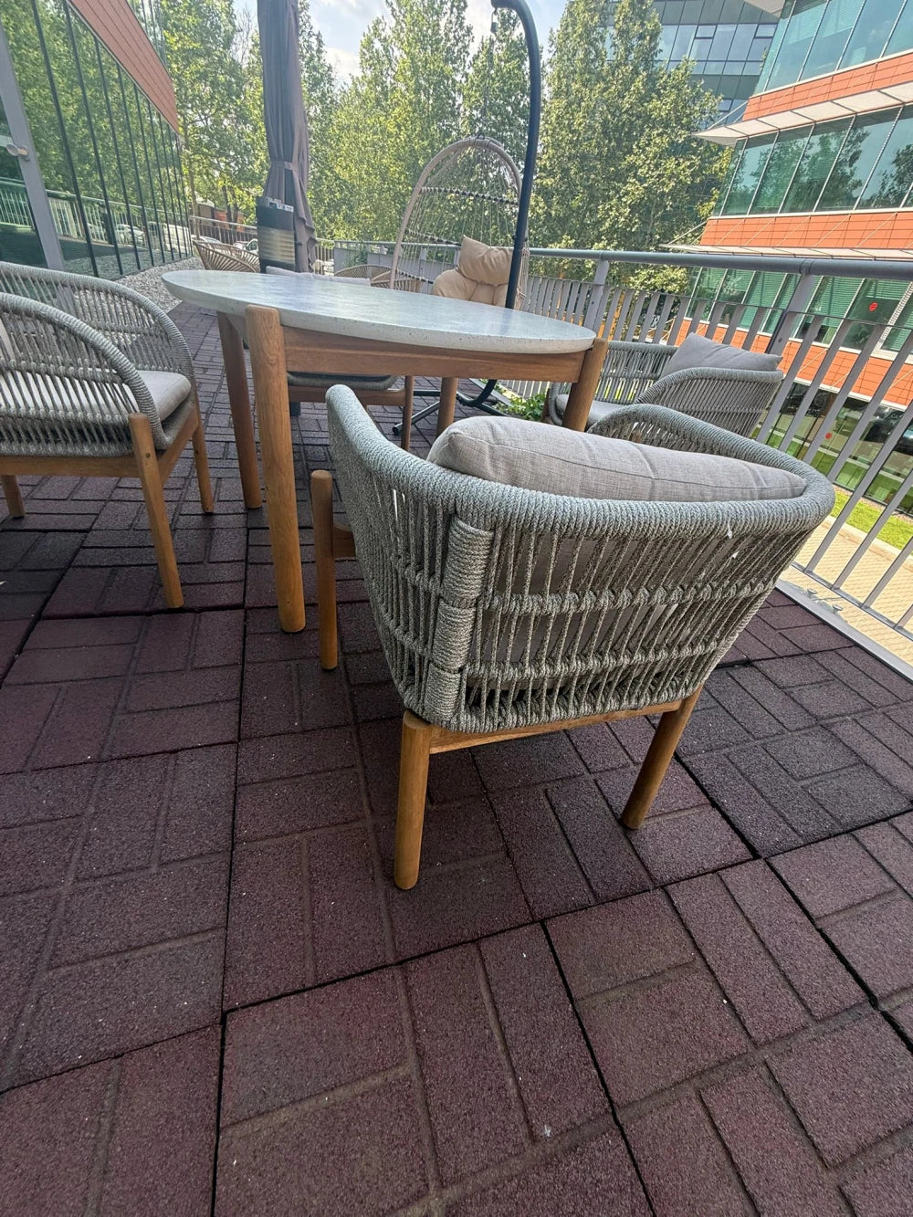 Set masa cu 4 scaune de exterior Terracina Garden set