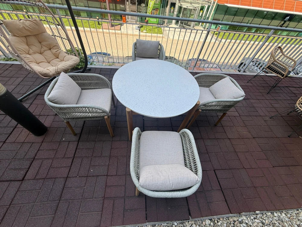 Set masa cu 4 scaune de exterior Terracina Garden set