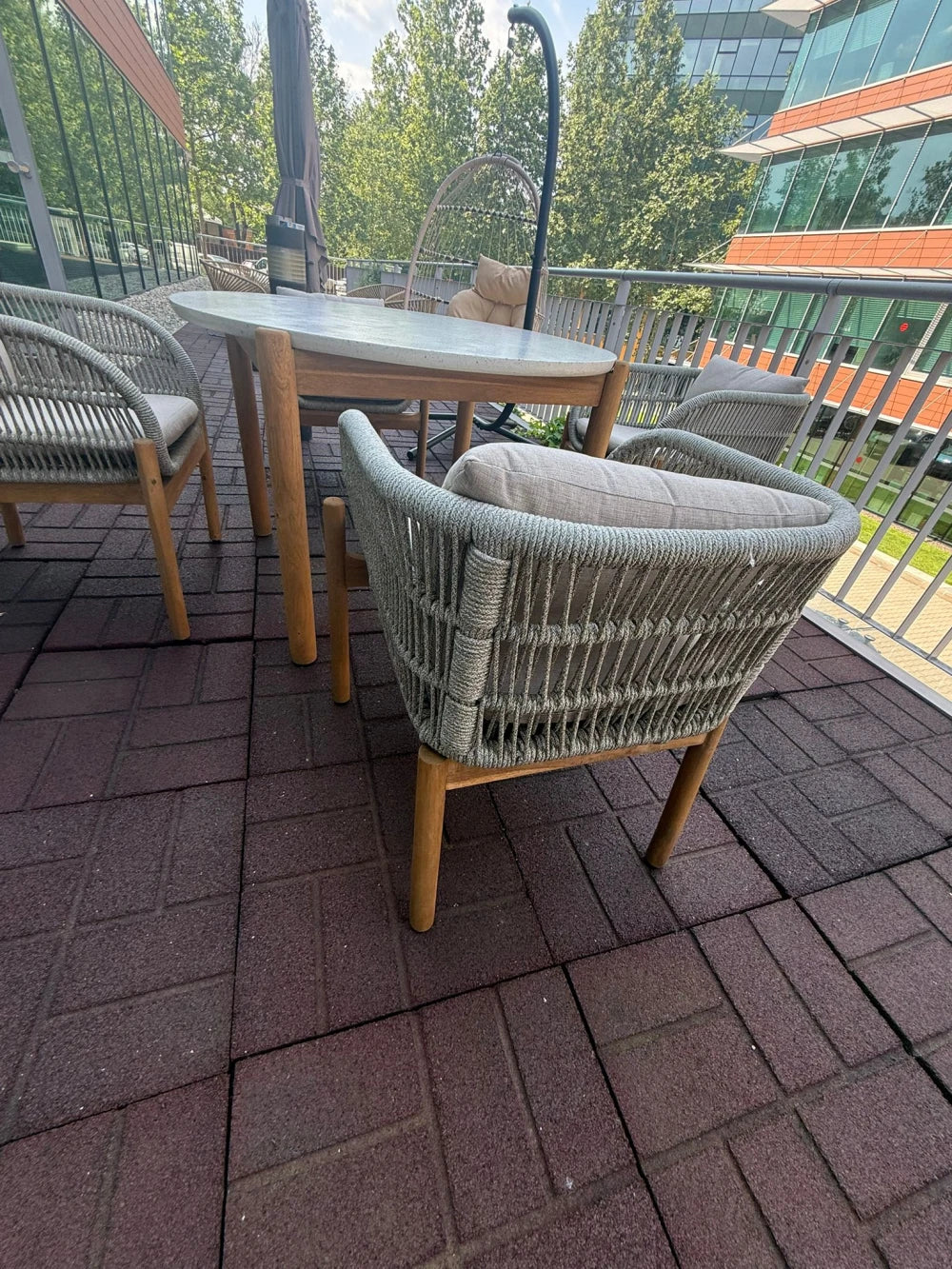 Set masa cu 4 scaune de exterior Terracina Garden set