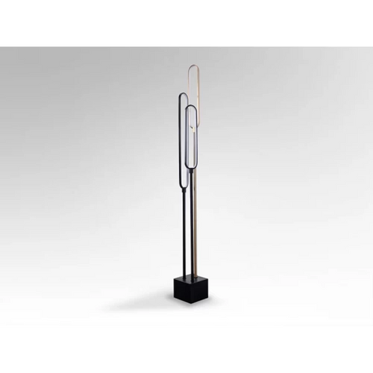 Lampa de podea din Metal Negru/Rose gold H170xL18cm Colette