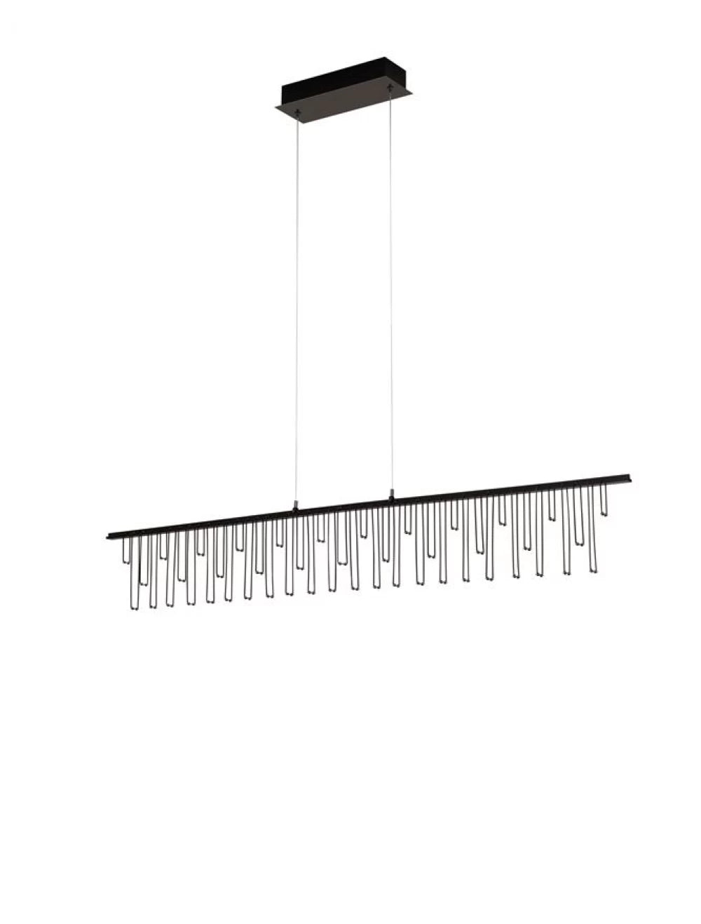 Candelabru din Metal Negru H150xL120cm IP20 17W 1355lm 3000k STELLAR
