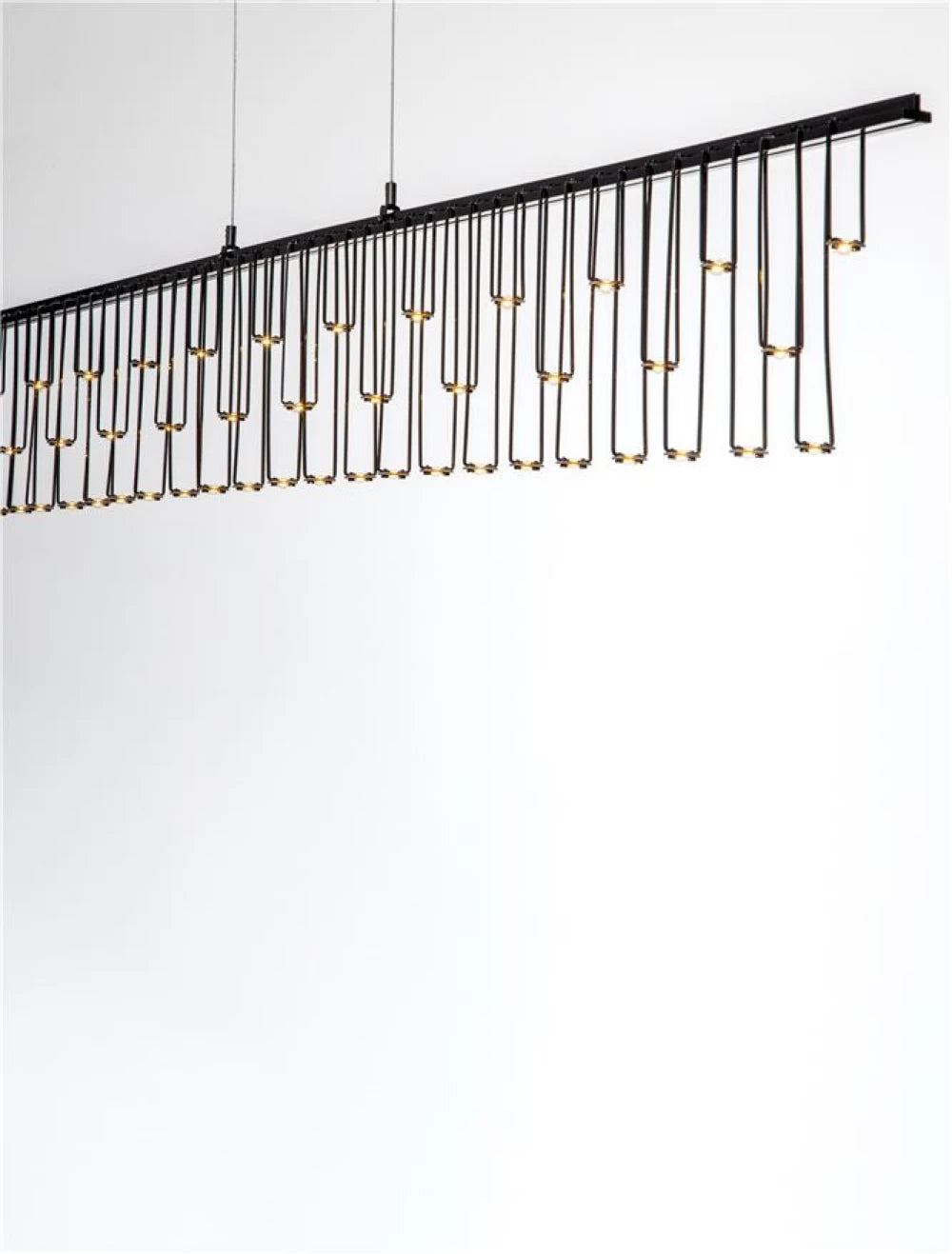 Candelabru din Metal Negru H150xL120cm IP20 17W 1355lm 3000k STELLAR