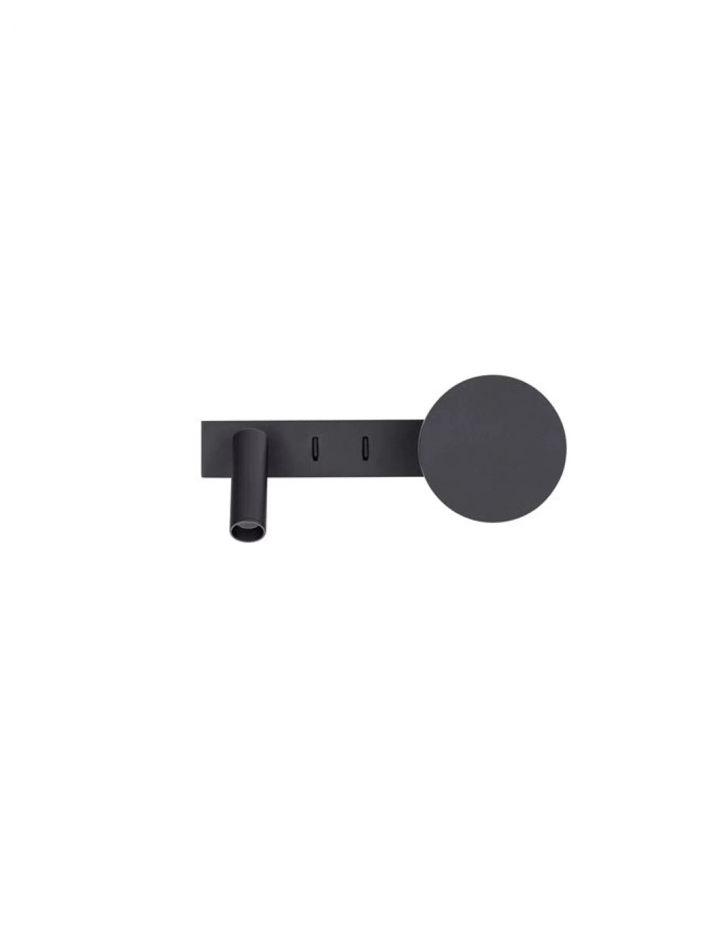 Aplica de perete din Metal Negru H10xL28.5cm IP20 9W 543lm 3000k Noima