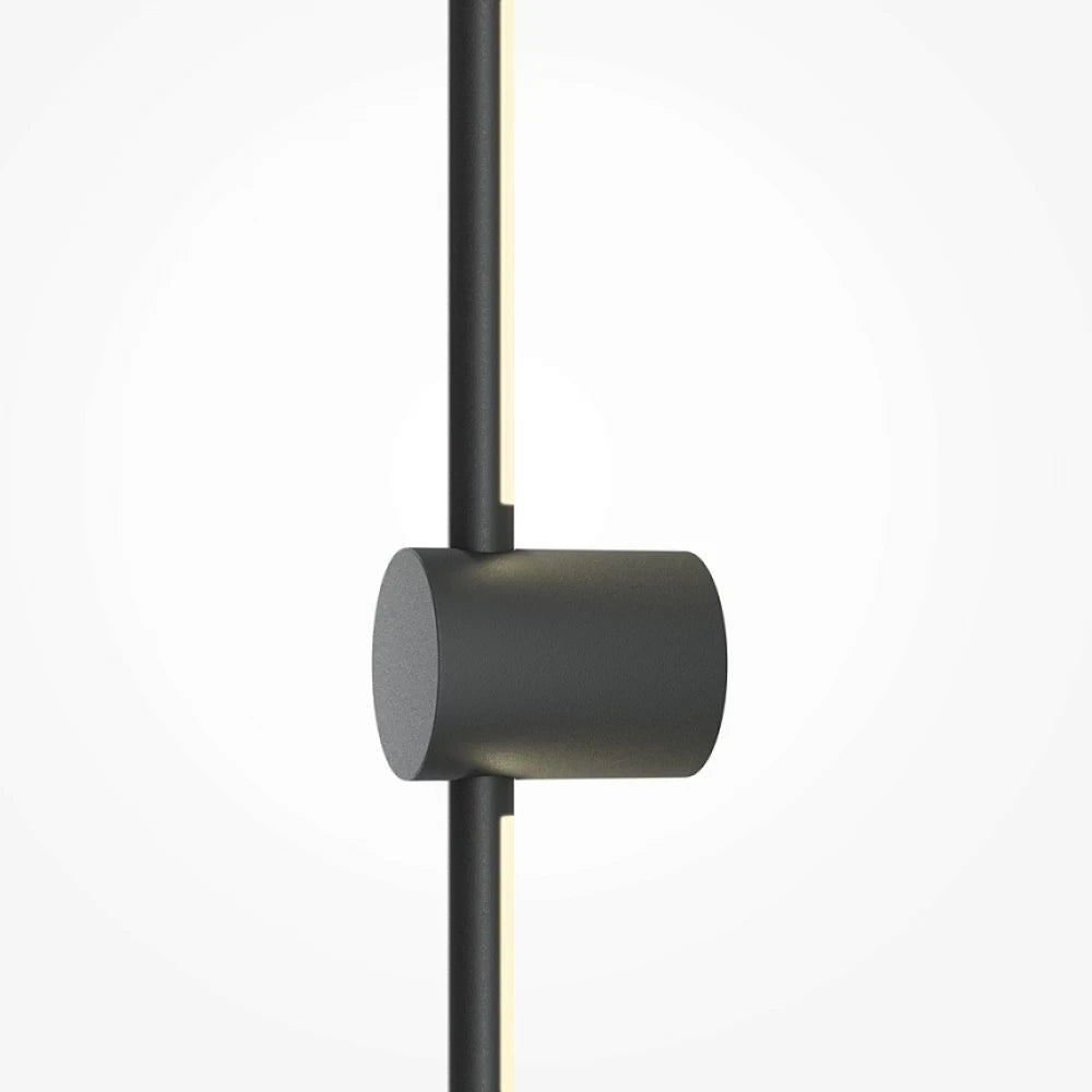 Aplica de perete din Metal Negru H90xL7cm IP20 10W 3000K Stick
