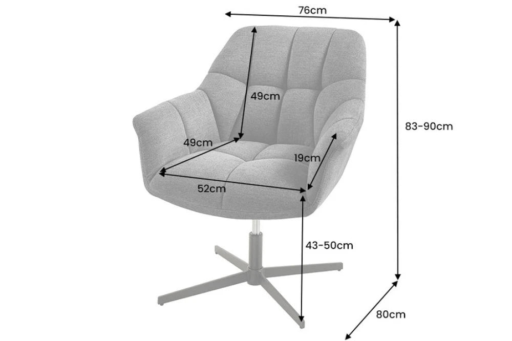 Fotoliu din Catifea Turcoaz si Metal Negru/Argintiu Hx83-90Lx76xA80cm Papillon