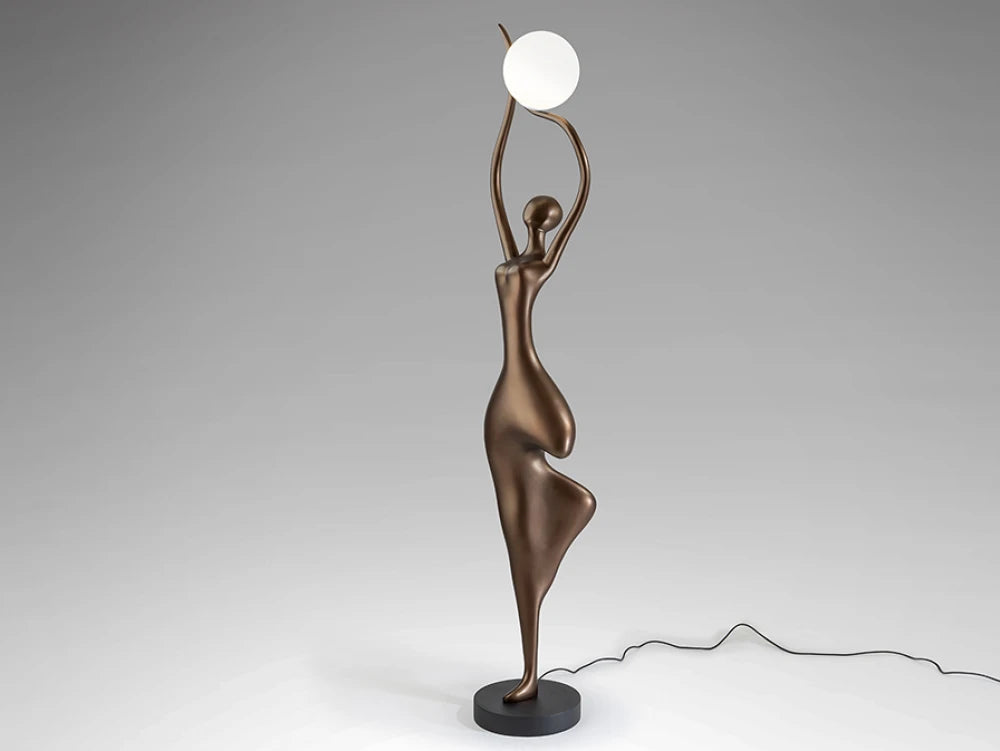 Lampa de podea Bronz inchis H190xD40cm El Arbol