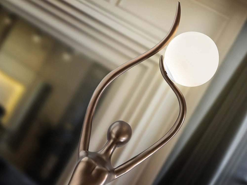 Lampa de podea Bronz inchis H190xD40cm El Arbol