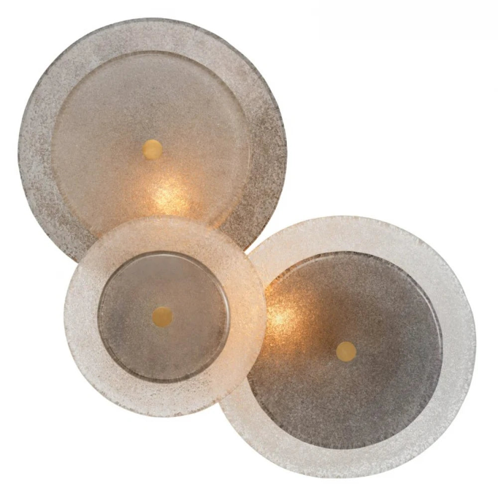 Aplica de perete din Metal Alama si Sticla H47.5xL45cm Hyde Eichholtz