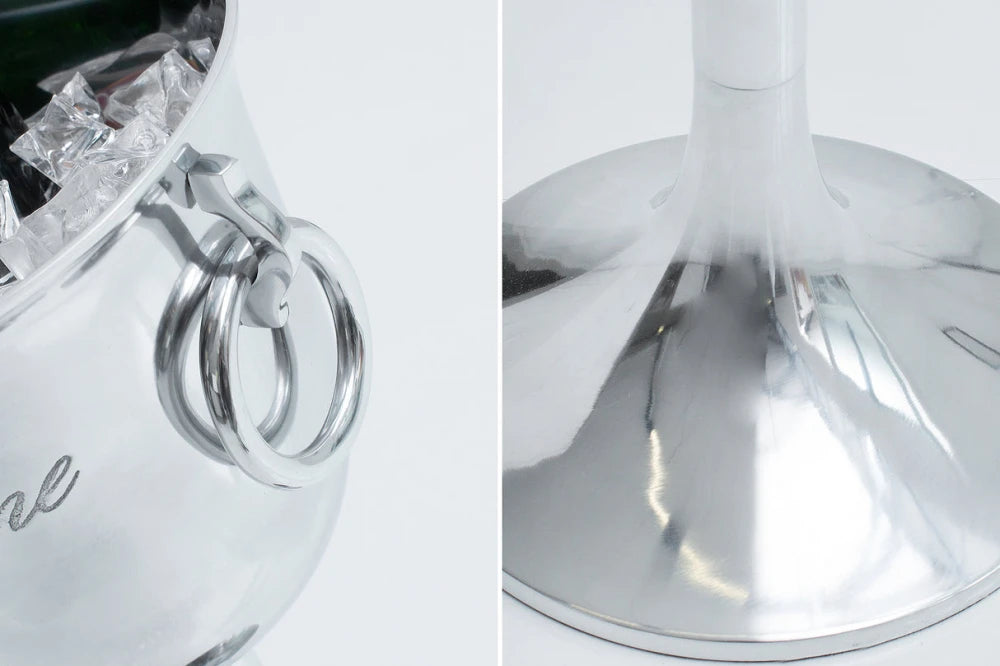 Frapiera inalta din Aluminiu Argintiu H75xL29cm Champagne