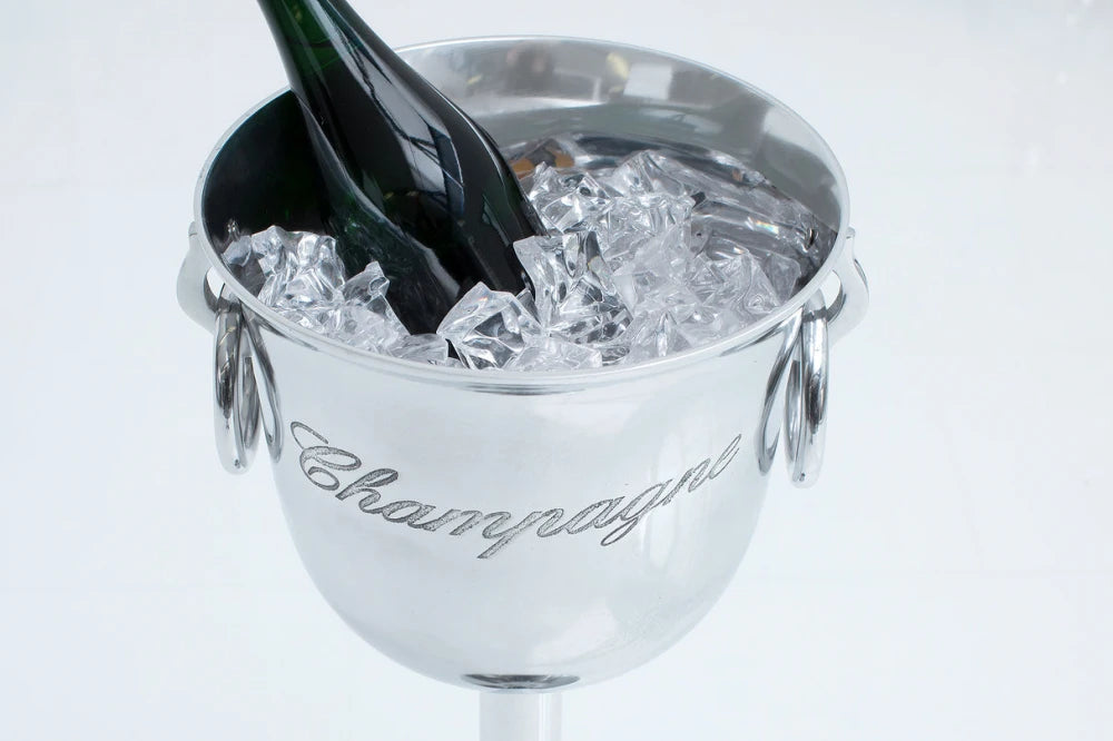 Frapiera inalta din Aluminiu Argintiu H75xL29cm Champagne
