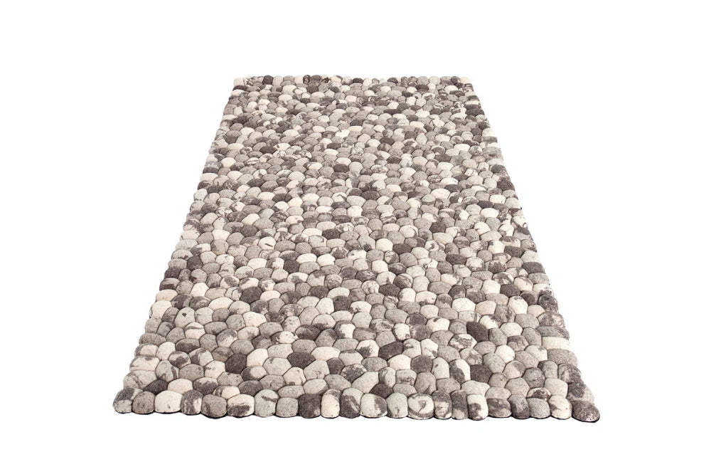 Covor din Lana Gri L200cm Organic Living
