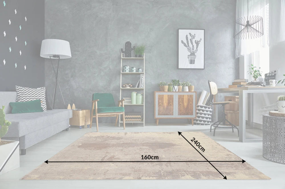 Covor din Bumbac/Poliester Maro L240cm Batik