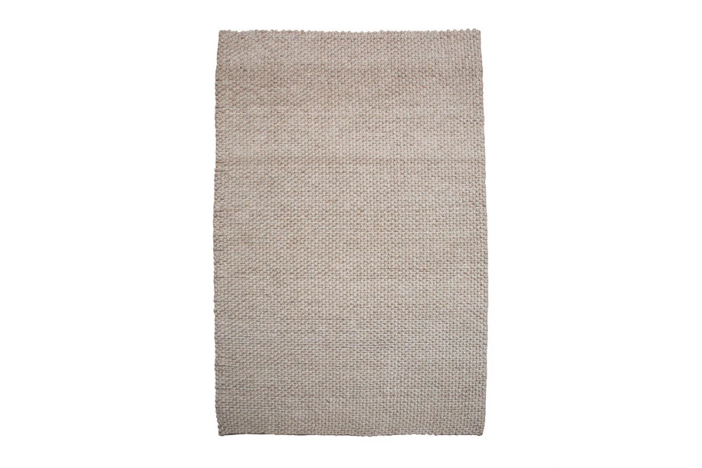 Covor din Lana/Poliester Bej L240cm Wool