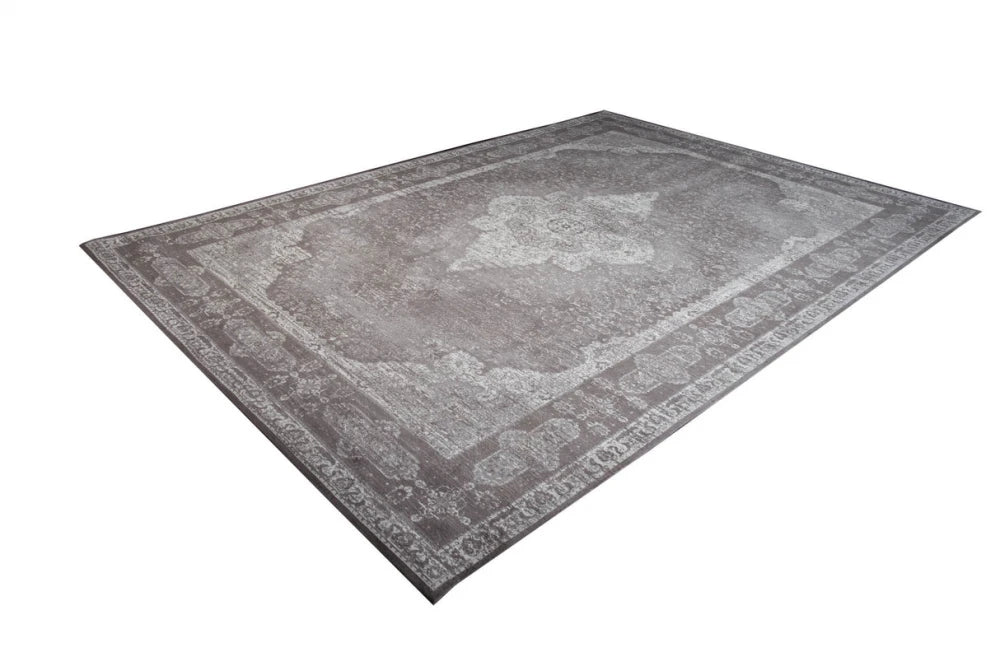 Covor din Bumbac/Poliester Gri L350cm Pure Unique