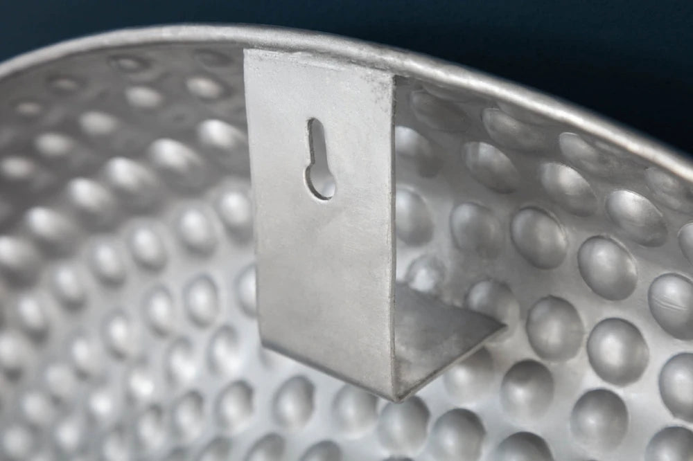 Oglinda cu rama din Aluminiu Argintiu D60cm Orient