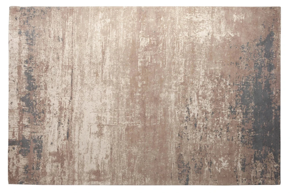 Covor din Bumbac/Poliester Gri/Bej L350cm Modern Art