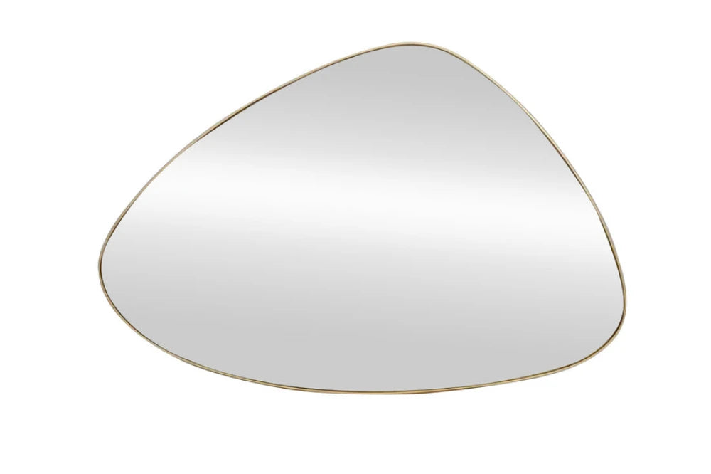 Oglinda cu rama din Poliuretan/MDF Auriu L56xH84cm NOEMI