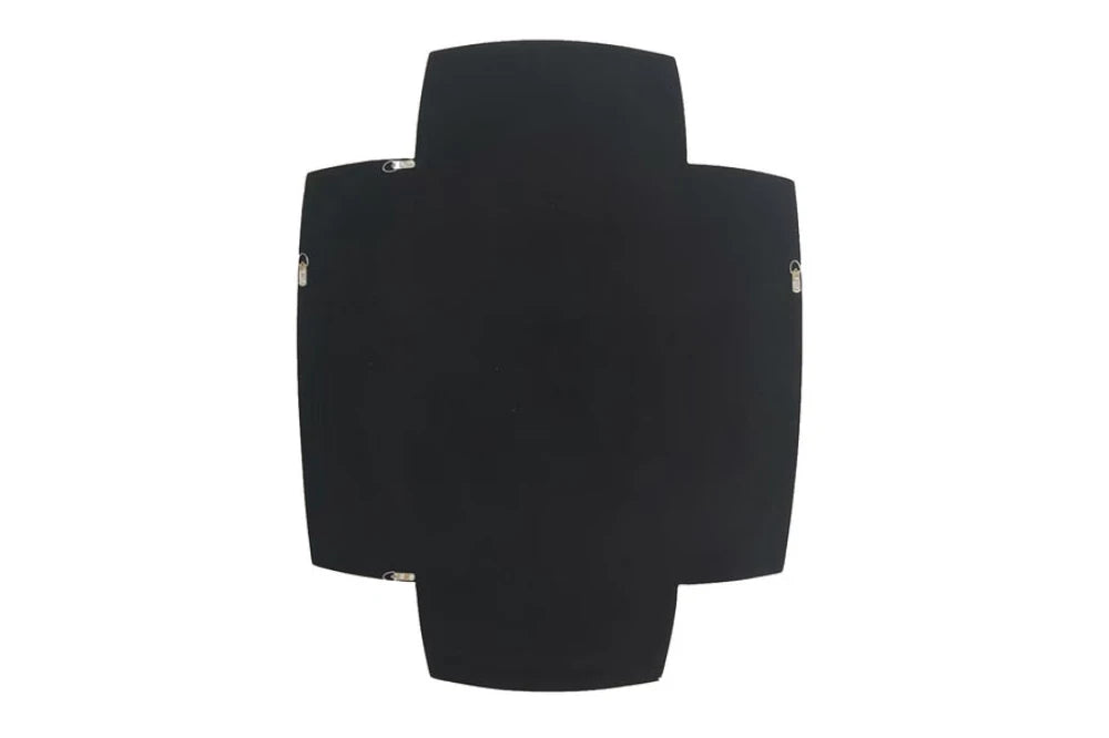 Oglinda cu rama din Poliuretan/MDF Argintiu L70xH90cm QUADRA