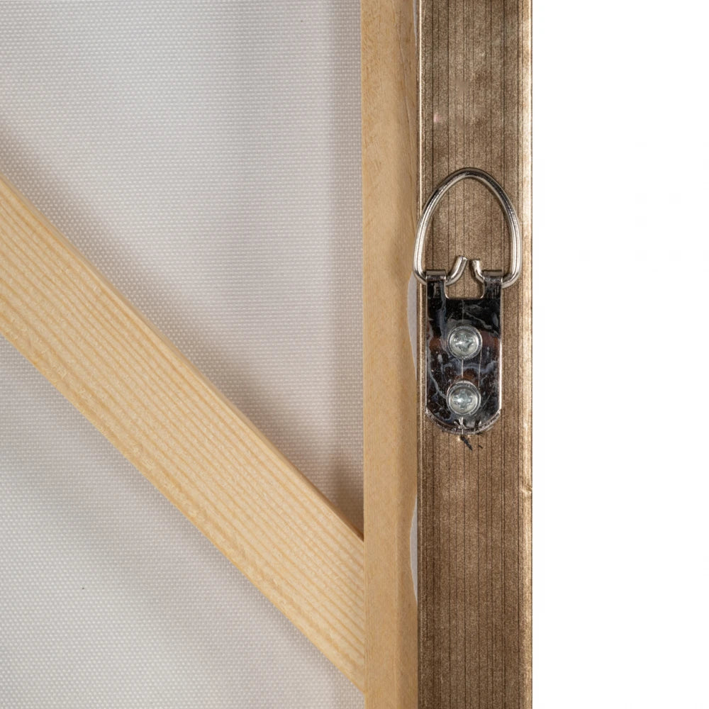 Tablou din Panza/Lemn de pin/Polistiren Multicolor L100xH100cm Odyssey