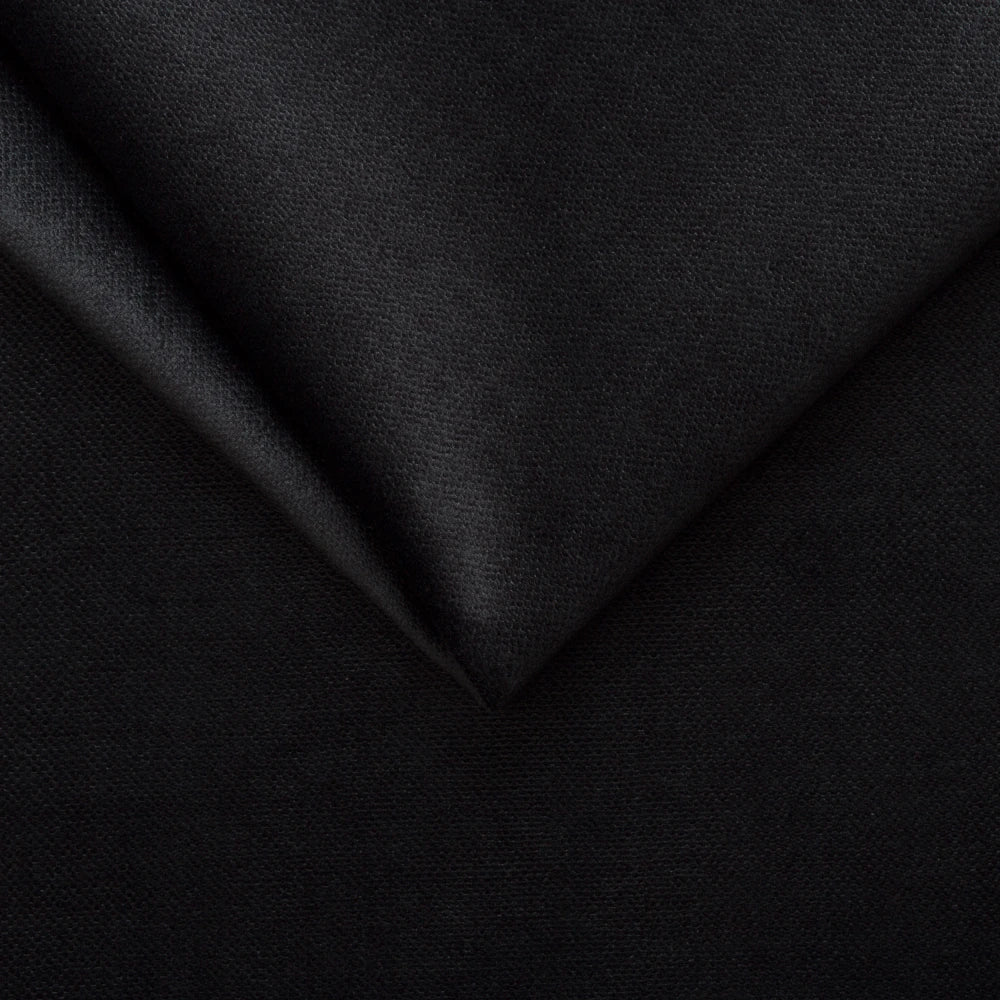 Canapea extensibila din catifea negru California L232x98cm