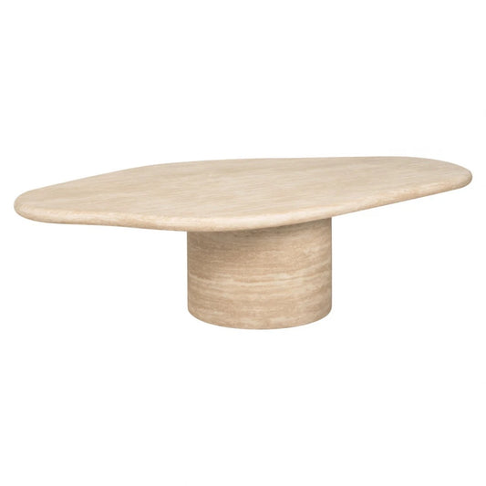 Masuta de cafea din Travertin artificial Bej L130xH35cm Fictus Richmond interiors