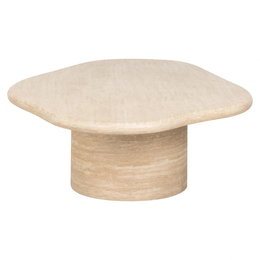 Masuta de cafea din Travertin artificial Bej L130xH35cm Fictus Richmond interiors