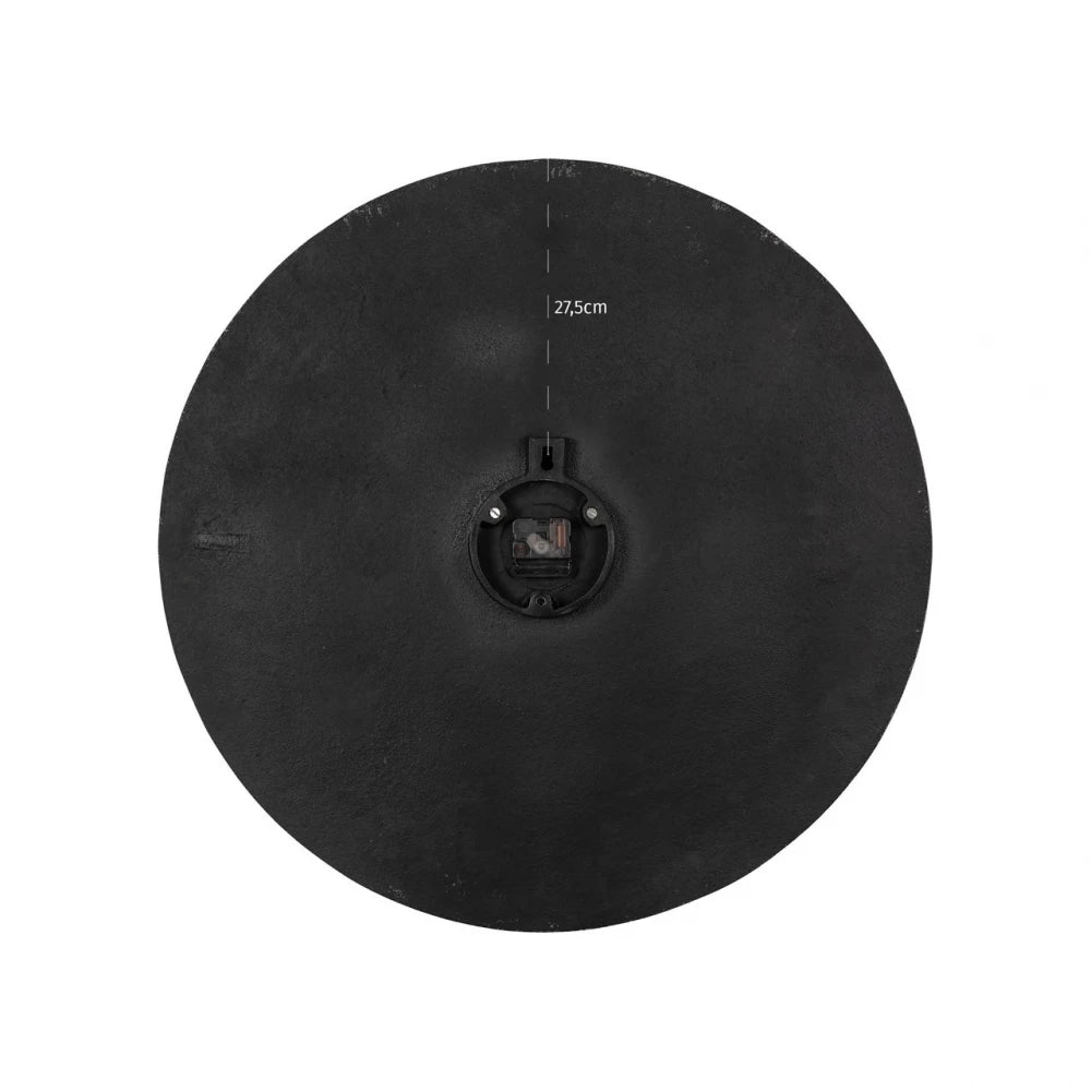 Ceas de perete din Aluminiu Negru/Auriu L74xH74cm Bilal Richmond interiors